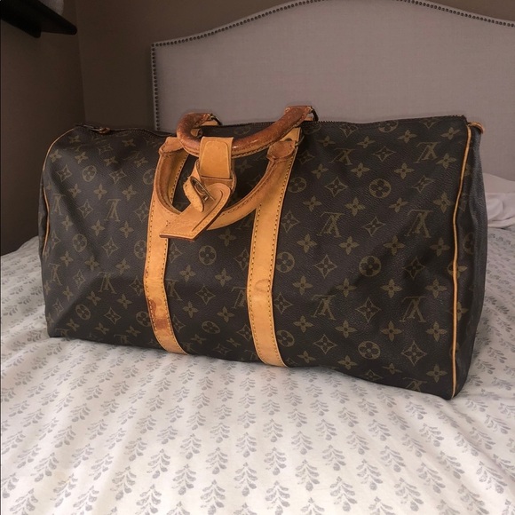 Louis Vuitton, Bags, Louis Vuitton 55 Duffel Bag Carry On